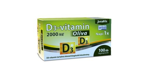JutaVit D3-vitamin 2000NE (50µg) Olíva 100 db