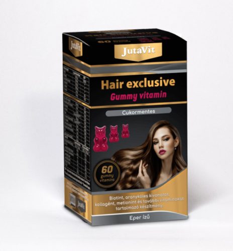JutaVit Hair Exclusive Gummy Vitamin CUKORMENTES 60 db