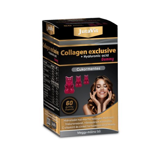 JutaVit Collagen Exclusive + Hyaluronic acid Gummy 60 db