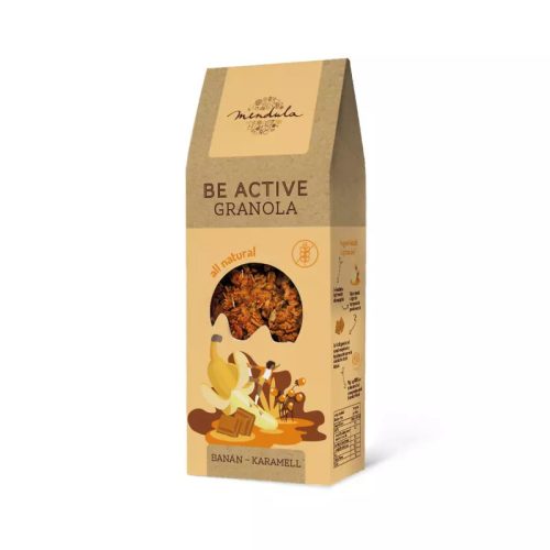 Mendula gluténmentes banános-karamellás granola 250 g
