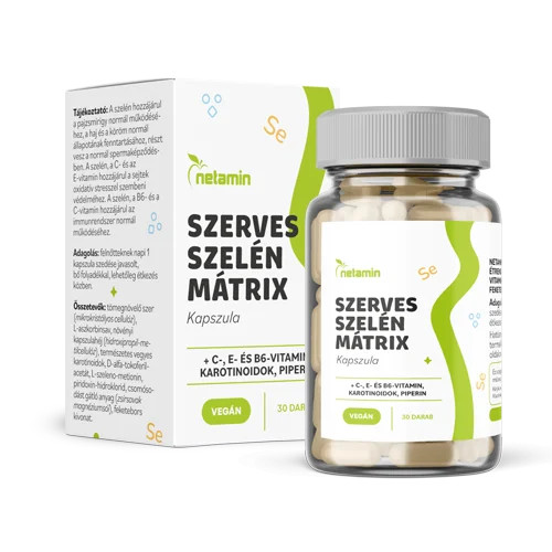 Netamin Szerves Szelén Mátrix kapszula 30 db