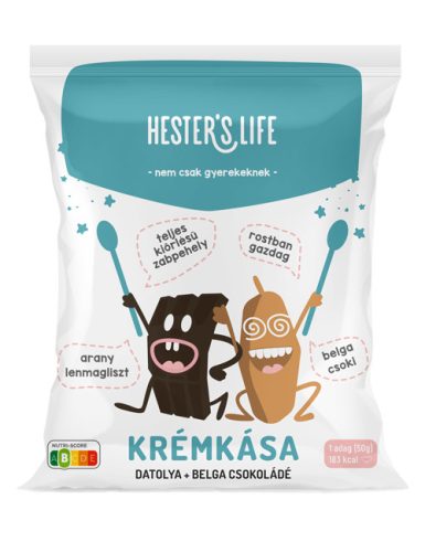 Hester's Life vegán datolyás-belga csokoládés krémkása 50 g