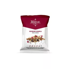   Hester's Life vegán, gluténmentes, hozzáadott cukormentes Veryberry ribizlis granola 60 g