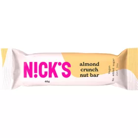   Nick's vegán, glutén-és hozzáadott cukormentes mandulás szelet 40 g