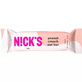   Nick's vegán, glutén-és hozzáadott cukormentes mogyorós szelet 40 g