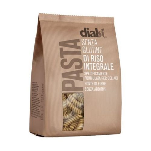 DialSí vegán, gluténmentes fusilli barna rizsliszt tészta 400 g