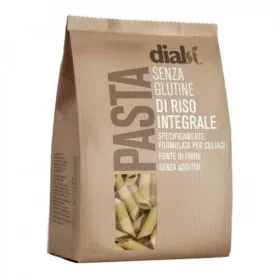   DialSí vegán, gluténmentes penne barna rizsliszt tészta 400 g