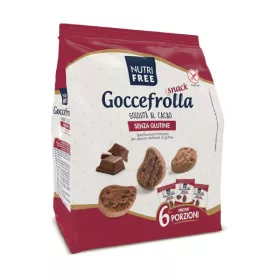   Nutri Free Goccefrolla snack cacao - csokis keksz csoki cseppel mini 240 g