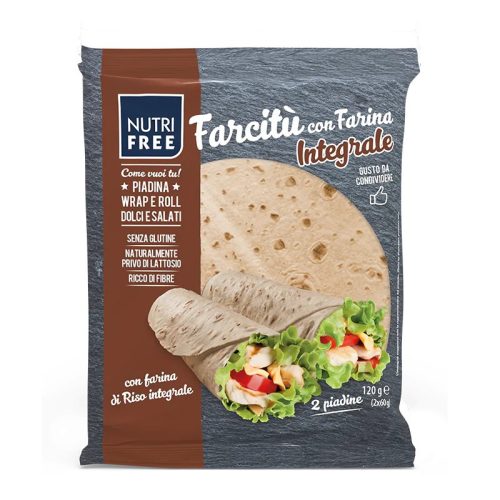 Nutri Free gluténmentes Farcitú Integrale - teljes kiőrlésű wrap 120 g