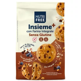   Nutri Free gluténmentes Insieme+ keksz - puffasztott rizzsel, csíráztatott lencsével és áfonyával 250 g