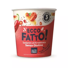   Nutri Free gluténmentes Sedanini all'Arrabbiata - Pikáns paradicsomos instant tészta 70 g