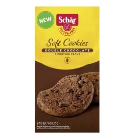 Schär gluténmentes puha keksz dupla csokis 210 g