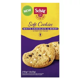   Schär gluténmentes puha keksz fehércsokoládé-feketribizli 210 g