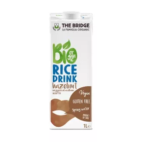   The Bridge Bio, vegán, gluténmentes mogyorós rizsital 1 liter