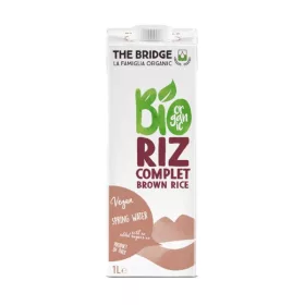 The Bridge Bio, vegán, gluténmentes barna rizsital 1 liter