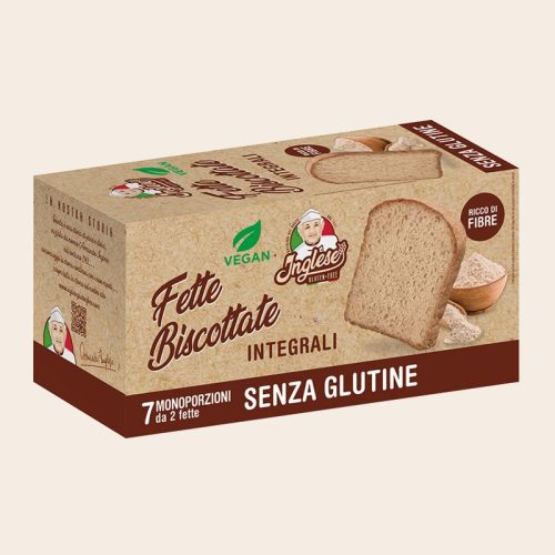 Inglese Fette biscottate - gluténmentes teljes kiőrlésű kétszersült 200 g