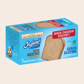   Inglese Fette biscottate Integrali - gluténmentes, teljes kőrlésű kétszersült 200 g