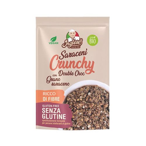 Inglese gluténmentes, vegán Saraceni Crunchy csokis-kókuszos müzli 250 g