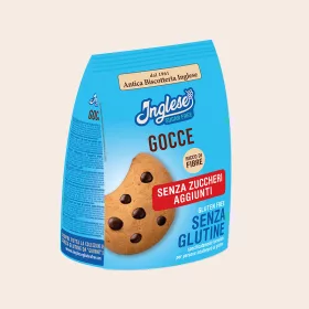Inglese glutén- és cukormentes csokicseppes keksz 200 g