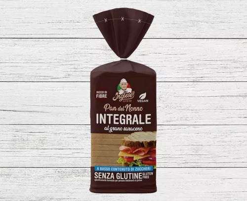 Inglese gluténmentes, vegán kovászos barna szeletelt kenyér 300 g