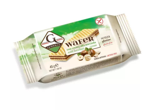 Guidolce WAFER gluténmentes mogyorós ostya 45 g