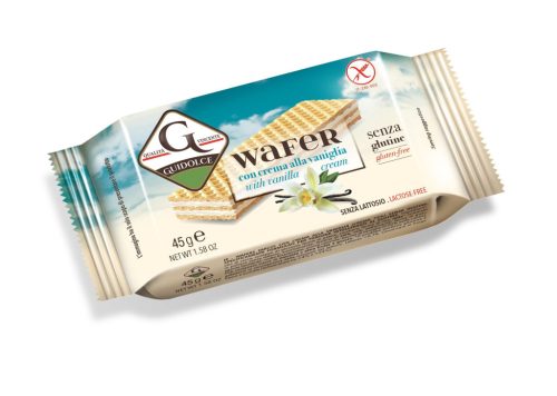 Guidolce WAFER gluténmentes vaníliás ostya 45 g