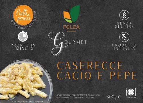 Folea gluténmentes Cacio e Pepe Caserecce - Borsos-Sajtos tészta 300 g
