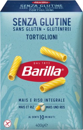 Barilla gluténmentes tortiglioni tészta 400 g