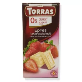   Torras Epres fehércsokoládé hozzáadott cukor nélkül 75 g