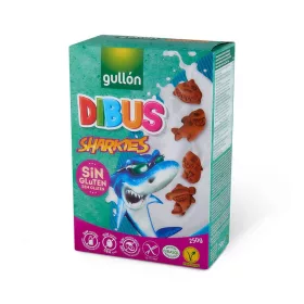   Gullón Dibus Sharkies - gluténmentes reggeliző keksz 250 g