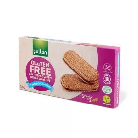   Gullón Gluténmentes szendvicskeksz csokoládé ízű krémmel 225 g