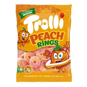 Trolli gluténmentes barack karika gumicukor 100 g
