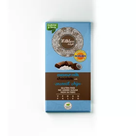   Dia-Wellness - Health Market Milkless Delight Kókusztejes csokoládé kókuszchipsszel 80g