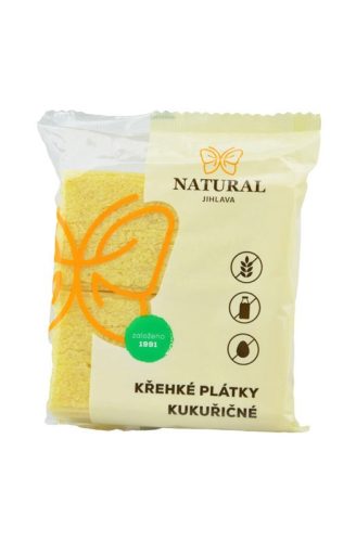 Natural gluténmentes extrudált kukoricaszeletek 75 g