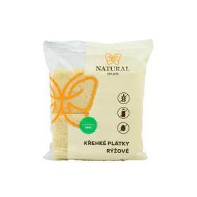 Natural gluténmentes extrudált rizsszeletek 75 g