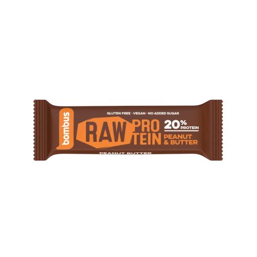 Bombus 20% fehérjetartalmú mogyoróvajas szelet 50 g