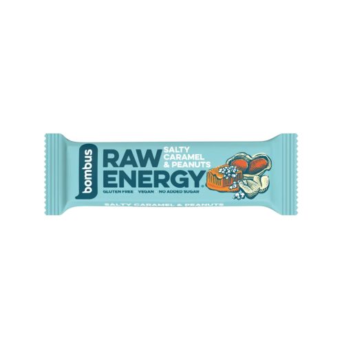 Bombus Energy sós karamell és földimogyoró szelet 50 g