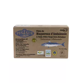 Makréla filé bio extraszűz oliva olajban dobozban 120 g