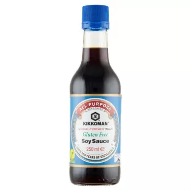 Kikkoman vegán, gluténmentes szójaszósz 250 ml