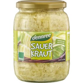 Dennree bio savanyúkáposzta üveges 680 g