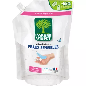   Larbre Vert mosogatószer érzékeny bőrre utántöltő 1000 ml