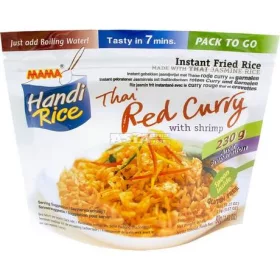   Mama gluténmentes instant rizs vörös curryvel és garnélával 80 g