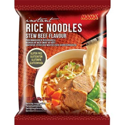 Mama gluténmentes instant rizstészta marha ízesítéssel 55 g