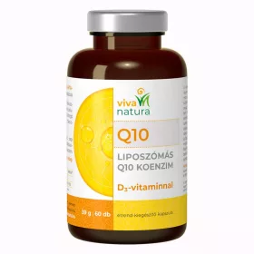   Viva natura liposzómás q10 koenzim d3 vitaminnal étrend kiegészítő kapszula 60 db