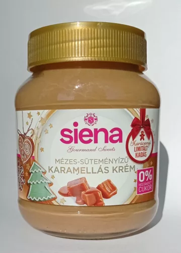 Siena mézes sütemény ízű karamellás krém édesítőszerrel 400 g