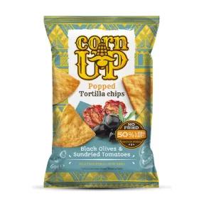   Corn Up tortilla chips fekete olivabogyó és paradicsom ízű 60 g