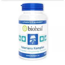   Bioheal valeriana komplex (macskagyökér+golgotavirág+komlótoboz) kapszula 70 db