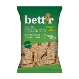  Bettr bio vegán teljes kiőrlésű magvas kréker zöldfűszerekkel 150 g