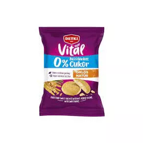 Detki omlós keksz édes hozzáadott cukor nélkül 180 g