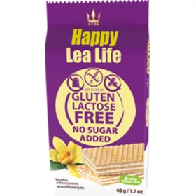   Lea life mini vaníliás ostyaszelet hozzáadott cukor-, glutén-, laktóz nélkül 48 g